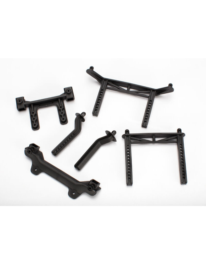 Traxxas 3619 Body mounts, front & rear/ body mount posts, front & rear (adjustable)/ 2.5x18mm screw pins (4)