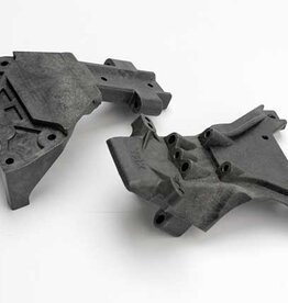 Traxxas 5530 Bulkheads, front (upper & lower)