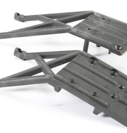 Traxxas 5837 Skidplates, front & rear (black)