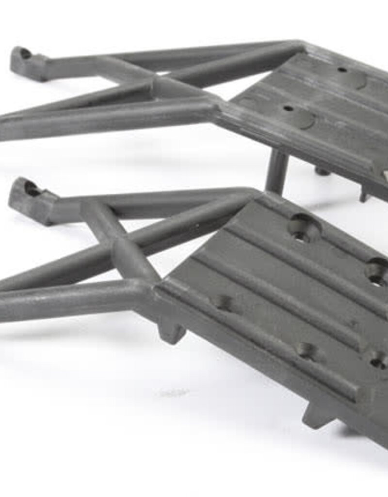 Traxxas 5837 Skidplates, front & rear (black)