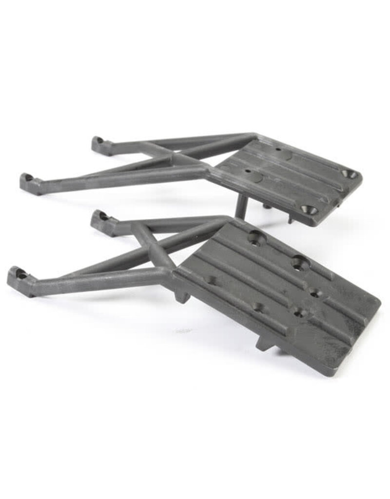 Traxxas 5837 Skidplates, front & rear (black)