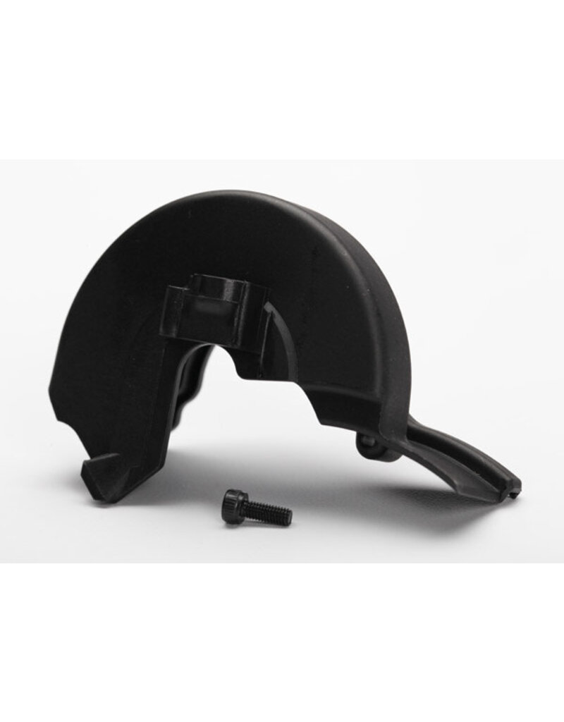 Traxxas 5677r Cover, gear/ 3x8mm CS (1) (for single motor installation, use with motor plate #5690X)