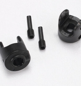 Traxxas 7057 Yokes, differential and transmission (2)/ 3x10mm screw pin (2)