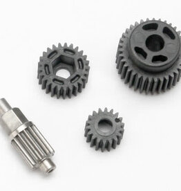 Traxxas 7093 - Gear set, transmission (includes 18T, 25T input gears, 13T idler gear (steel), 35T output gear, M3x13.75 screw pin)