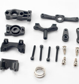 Traxxas 7043 Steering arm (upper & lower)/ steering link/ servo horn/ servo saver/ servo saver spring/ servo horn mount/ ball stud (2)/ shock mounts, front & rear/ 2.5x18mm CS (4)