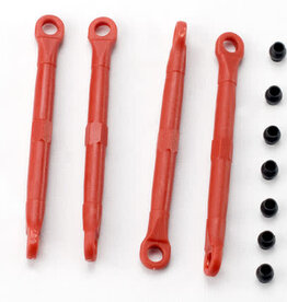 Traxxas 7038 - Toe link, front & rear (molded composite) (red) (4)/ hollow balls (8)