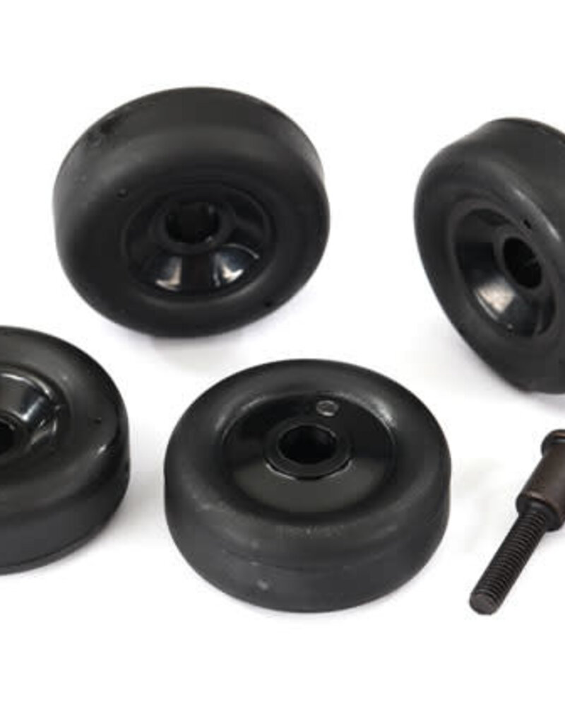 Traxxas 4976 Wheels (4)/ axles (2) (for T-Maxx?/E-Maxx wheelie bar)