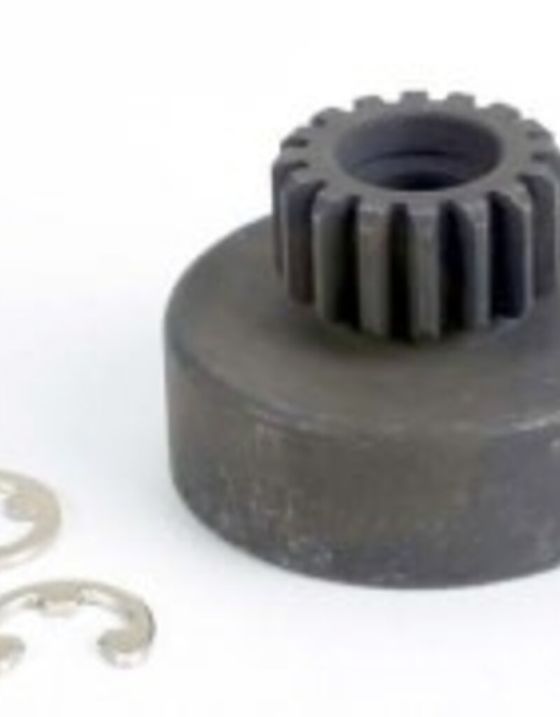 Traxxas 4116 Clutch bell, (16-tooth)/5x8x0.5mm fiber washer (2)/ 5mm E-clip (requires #2728 - ball bearings, 5x8x2.5mm (2)