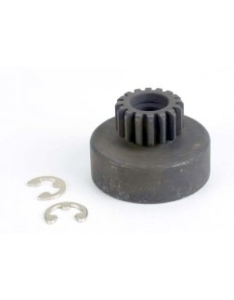 Traxxas 4116 Clutch bell, (16-tooth)/5x8x0.5mm fiber washer (2)/ 5mm E-clip (requires #2728 - ball bearings, 5x8x2.5mm (2)