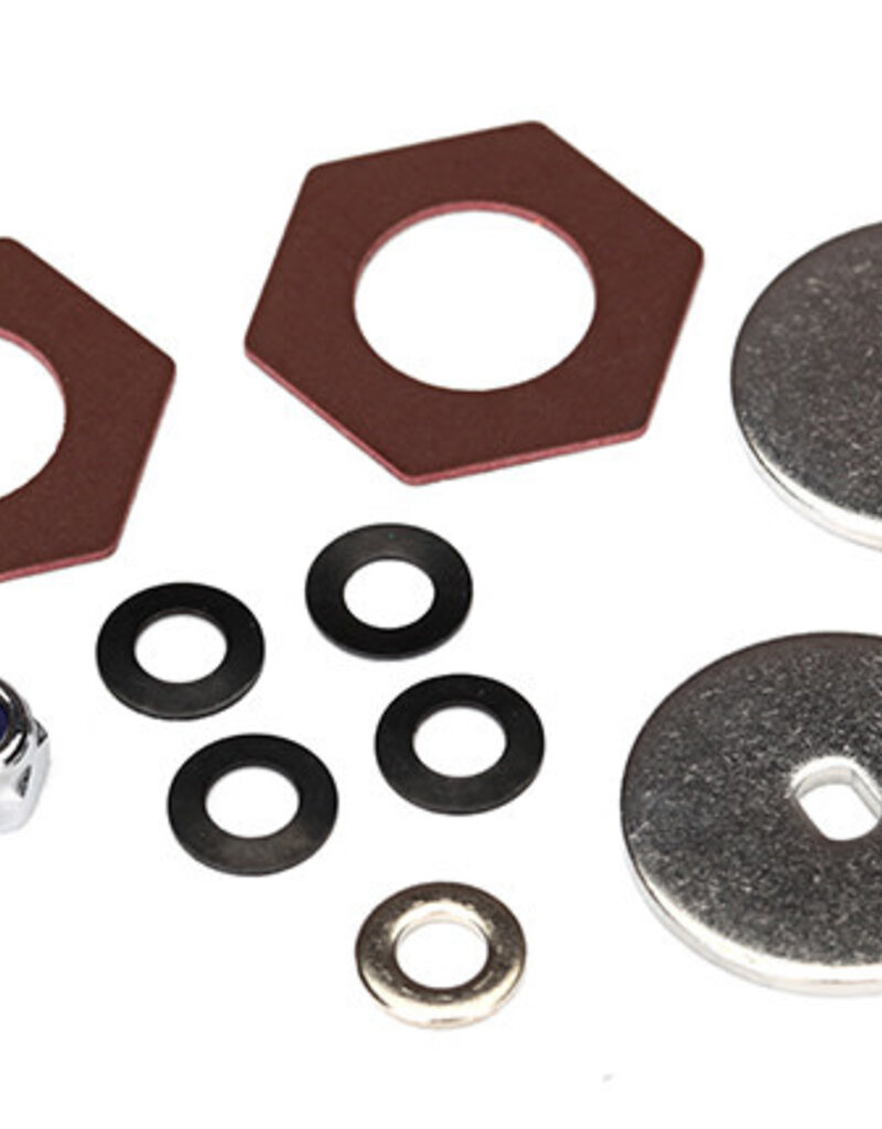 Traxxas 8254 Rebuild kit, slipper clutch (steel disc (2)/ friction insert (2)/ 4.0mm NL (1)/ spring washers (4), metal washer (1))