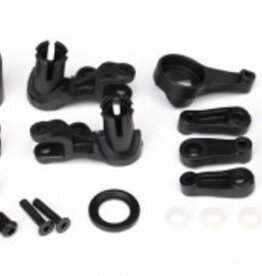 Traxxas 6845x Steering bellcranks/ servo saver/ servo saver spring/ servo spring retainer/servo horn, steering