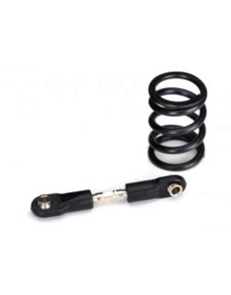 Traxxas 7746x Steering link, steel/ servo saver spring, heavy duty (use with #2085X metal gear servo)