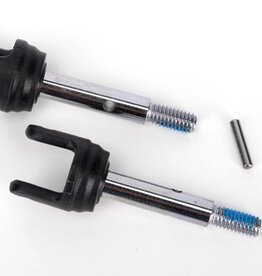 Traxxas 6853x Stub axles, rear, heavy duty (2)/pins (2)