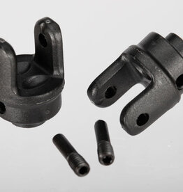 Traxxas 6828x Differential output yokes, heavy duty (2)/ screw pin (2)