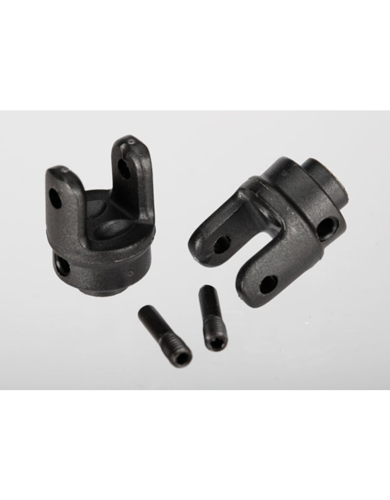 Traxxas 6828x Differential output yokes, heavy duty (2)/ screw pin (2)
