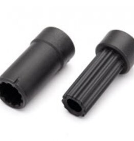 Traxxas 8850 Half shafts, center (internal splined, extra short (1)/ external splined, extra short (1)) (plastic parts only)