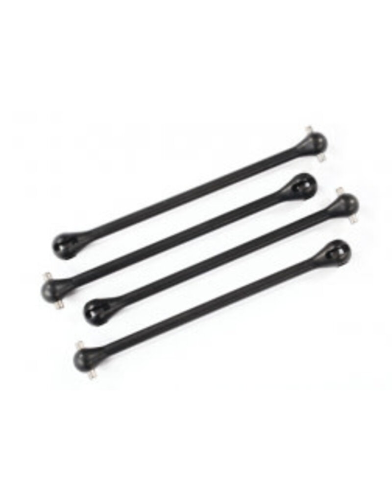 Traxxas 8996a Driveshaft, steel constant-velocity (shaft only, 109.5mm) (4) (for conversion of #8950X driveshafts to WideMaxx™ suspension)