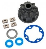 Traxxas 8681 Carrier, differential (heavy duty)/ x-ring gaskets (2)/ ring gear gasket/ spacers (4)/ 12.2x18x0.5 PTFE-coated washer (1)