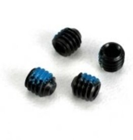 Traxxas 4897 Screws, set (grub) 4mm (6) (with threadlock)
