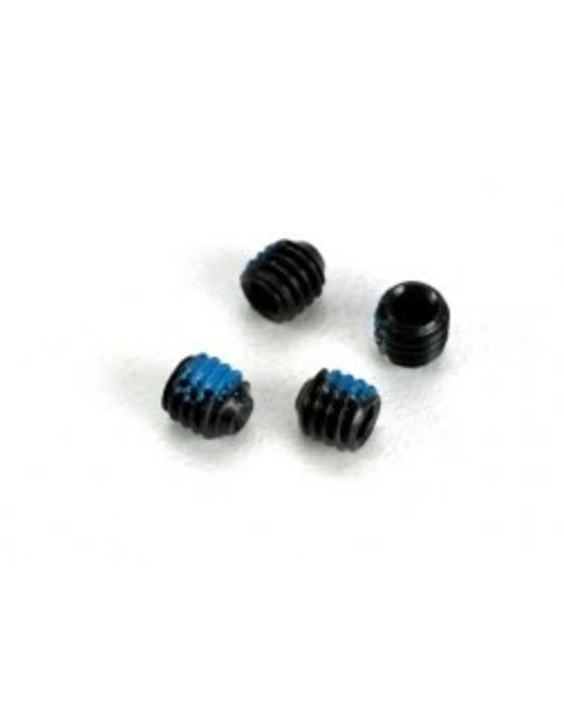 Traxxas 4897 Screws, set (grub) 4mm (6) (with threadlock)