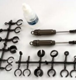 Traxxas 2661 Big Bore shocks (x-long) (hard-anodized and PTFE-coated T6 aluminum)  (assembled with TiN shafts) w/o springs (2)