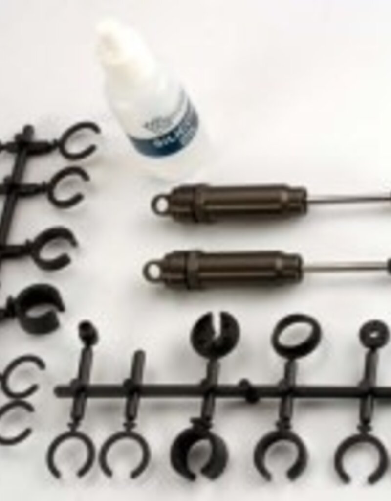 Traxxas 2661 Big Bore shocks (x-long) (hard-anodized and PTFE-coated T6 aluminum)  (assembled with TiN shafts) w/o springs (2)