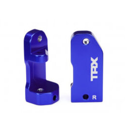 Traxxas 3632a Caster blocks, 30-degree, blue-anodized 6061-T6 aluminum (left & right)/ suspension screw pin (2)