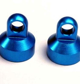 Traxxas 2760 Shock caps, aluminum (2) Blue