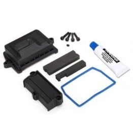 Traxxas 7724 Box, receiver (sealed)/ wire cover/ foam pads/ silicone grease/ 3x15 CS (4)
