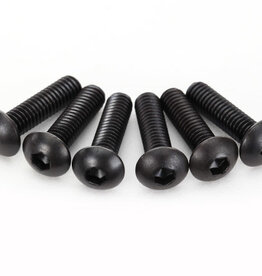 Traxxas 2594 Screws, 4x15mm button-head machine (hex drive) (6)