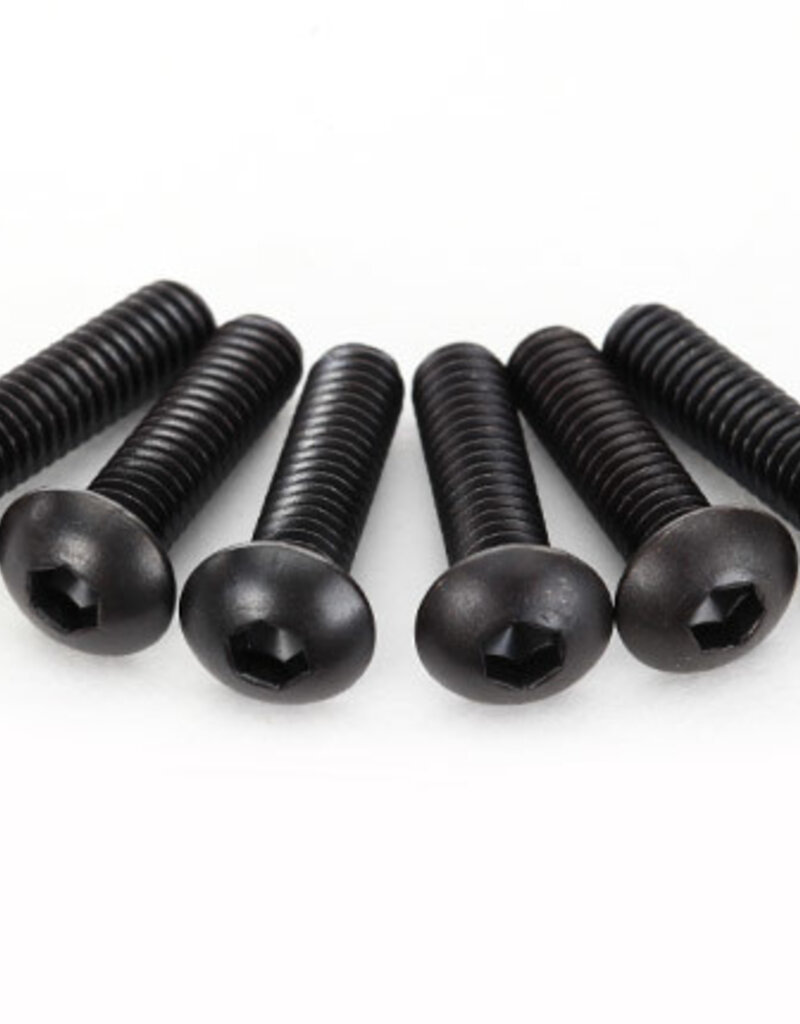 Traxxas 2594 Screws, 4x15mm button-head machine (hex drive) (6)