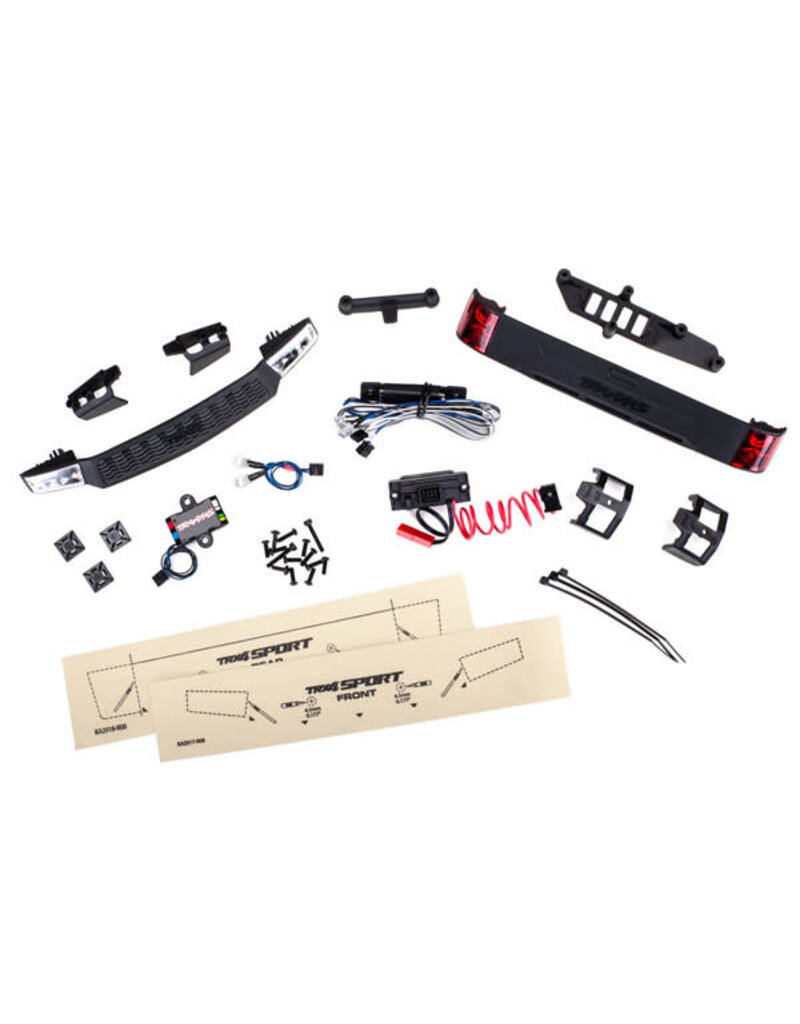 Traxxas 8085 LED light set, complete with power supply (contains headlights, tail lights, & distribution block) (fits #8111 or #8112 body)
