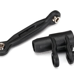Traxxas 7747 Servo horn, steering/ linkage, steering (46mm, assembled with pivot balls)