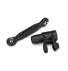 Traxxas 7747 Servo horn, steering/ linkage, steering (46mm, assembled with pivot balls)