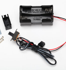 Traxxas 3170x BATTERY HOLDER 4-CELL/ON-OFF