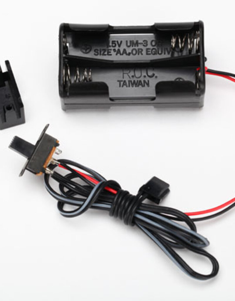 Traxxas 3170x BATTERY HOLDER 4-CELL/ON-OFF