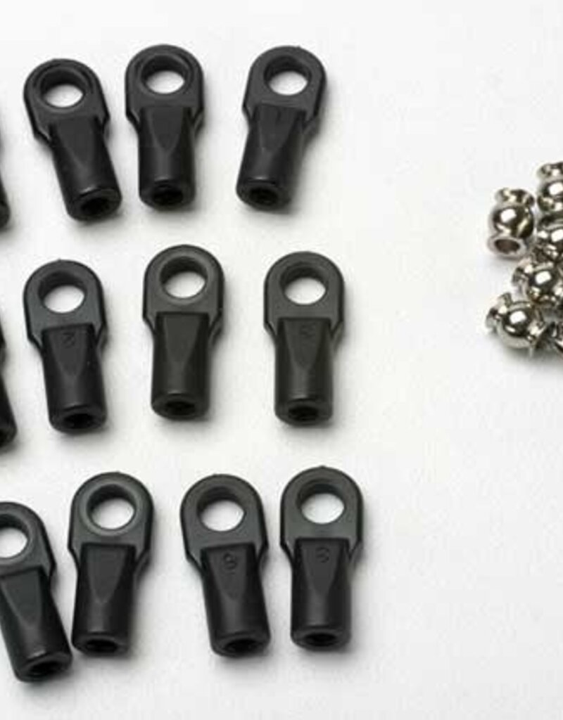 Traxxas 5347 Rod ends, Revo  (large) with hollow balls (12)