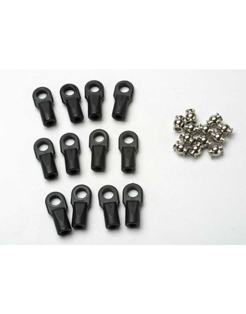 Traxxas 5347 Rod ends, Revo  (large) with hollow balls (12)