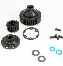 Traxxas 5579 Gears, differential 38-T (1)/ differential drive gear 20-T/ side cover plate (1)/ gasket (1)/ output gear seals (x-ring) (2)/ 2.5x8mmCCS (4)/ 5x10x.5mmTW (2)
