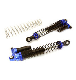 Integy C28951BLUE Billet Machined Piggyback Shock(2) for 1/10 Size Off-Road Scale Crawler (L=90mm)