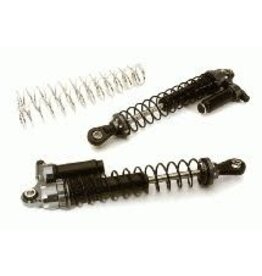 Integy C28951GUN Billet Machined Piggyback Shock(2) for 1/10 Size Off-Road Scale Crawler (L=90mm)