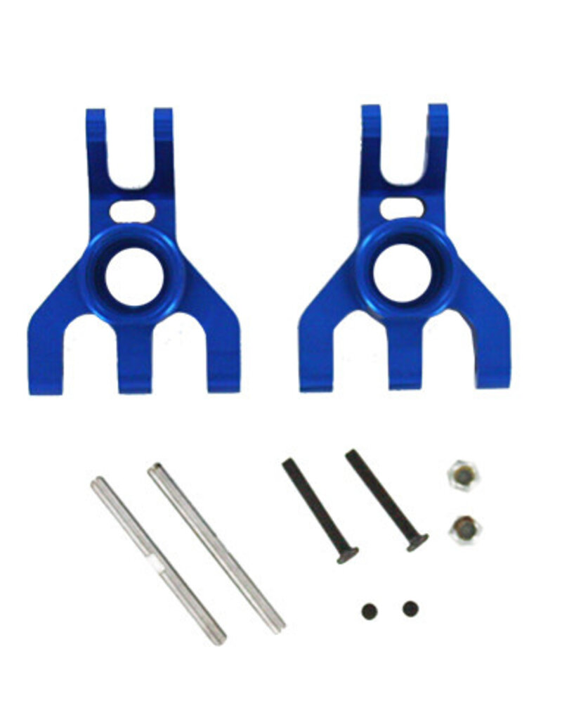 Redcat Racing MPO-04 Aluminum Rear Hub Carrier (2pcs)(Blue)