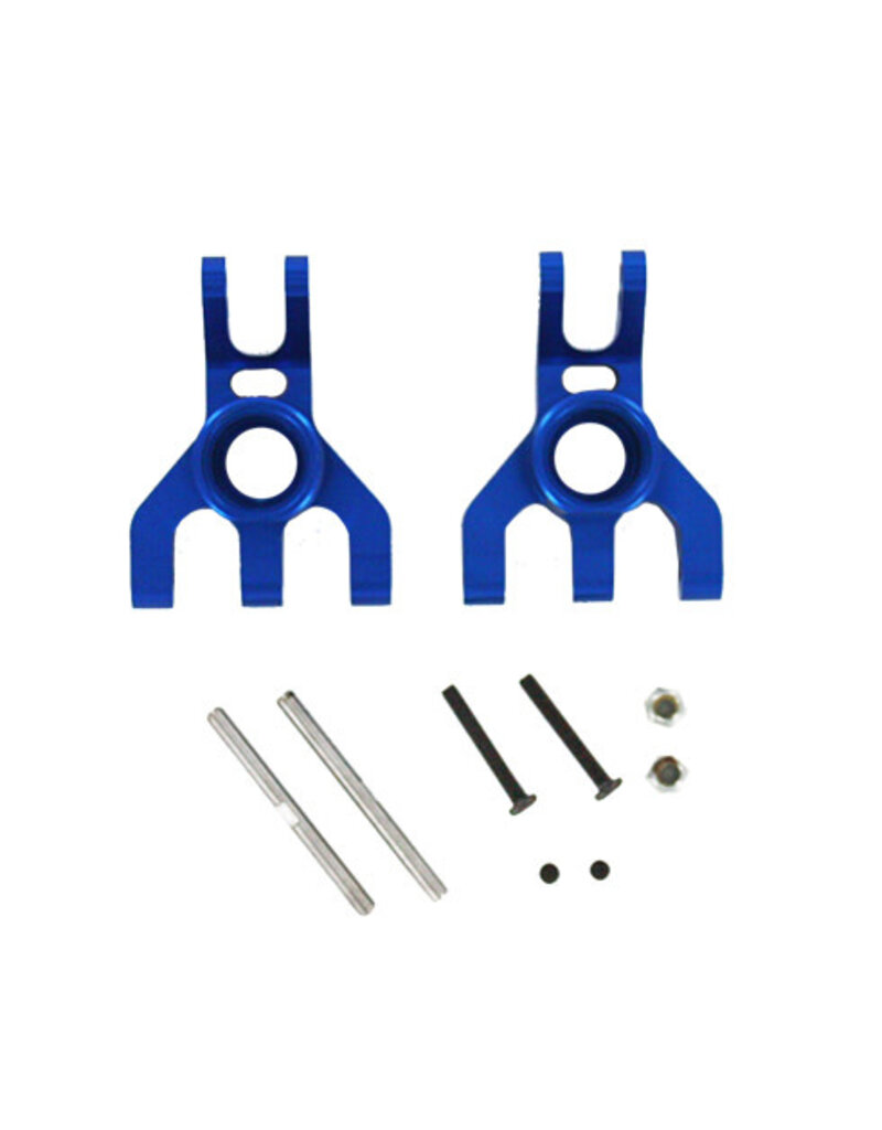 Redcat Racing MPO-04 Aluminum Rear Hub Carrier (2pcs)(Blue)