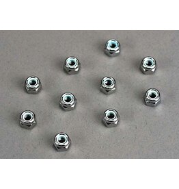 Traxxas 1747 Traxxas Nuts, 4mm nylon locking (10)