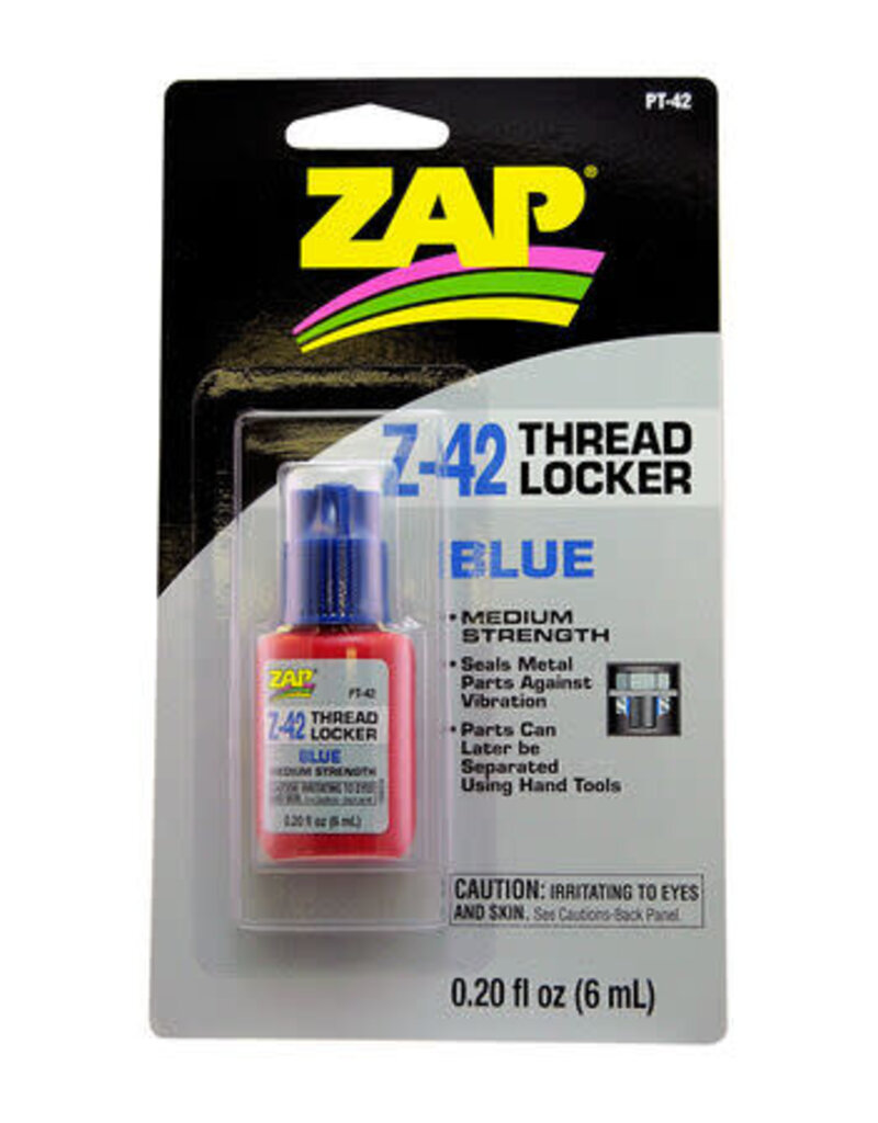 Zap PAAPT42	 ZAP Z-42 Thread Lock, .20 oz