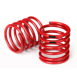 Traxxas 8364 Spring, shock (red) (4.4 rate, black stripe) (2)