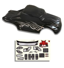 Redcat Racing 88035 1/10 Semi Truck Body Black and Silver