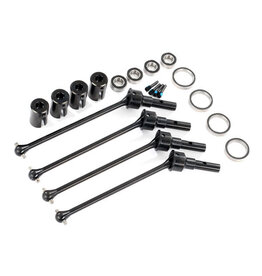Traxxas 8996X Driveshafts, steel constant-velocity (assembled), front or rear (4) (for use with #8995 WideMaxx™ suspension kit) (requires #8654 series 17mm splined wheel hubs and #7758 series 17mm nuts for a complete set)