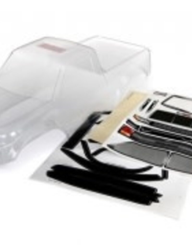 Traxxas 8111r Body, TRX-4® Sport (clear, trimmed, die-cut for LED light kit, requires painting)/ window masks/ decal sheet