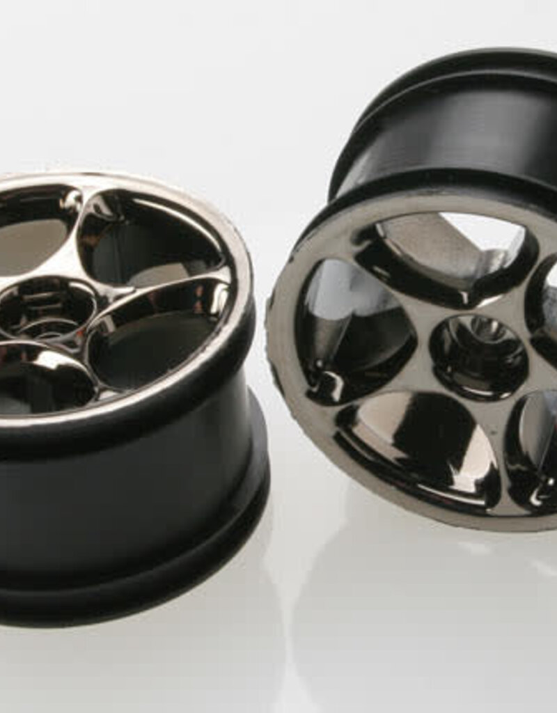 Traxxas 2472a Wheels, Tracer 2.2' (black chrome) (2) (Bandit rear)